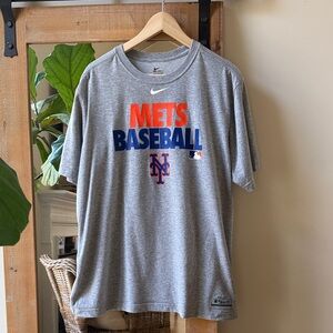Nike New York Mets Baseball Tee Shirt Size XL